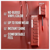 Original Maybelline Super Stay Vinyl Ink Liquid Lipstick - 95 Captivated